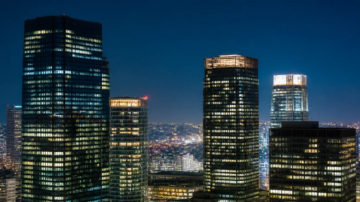 Ogolne Skyline Noc